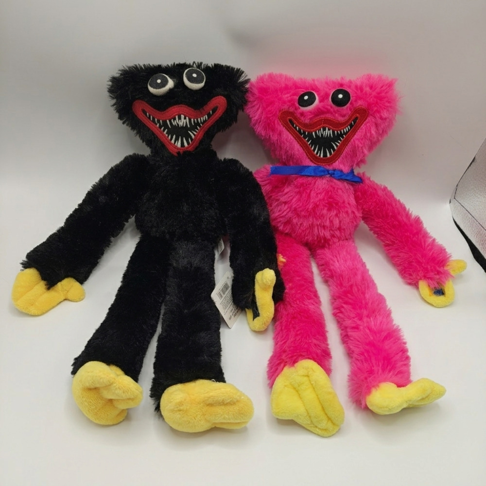​Poppy Playtime Plush Lot Black Huggy Wuggy Kissy Missy Pink Monster